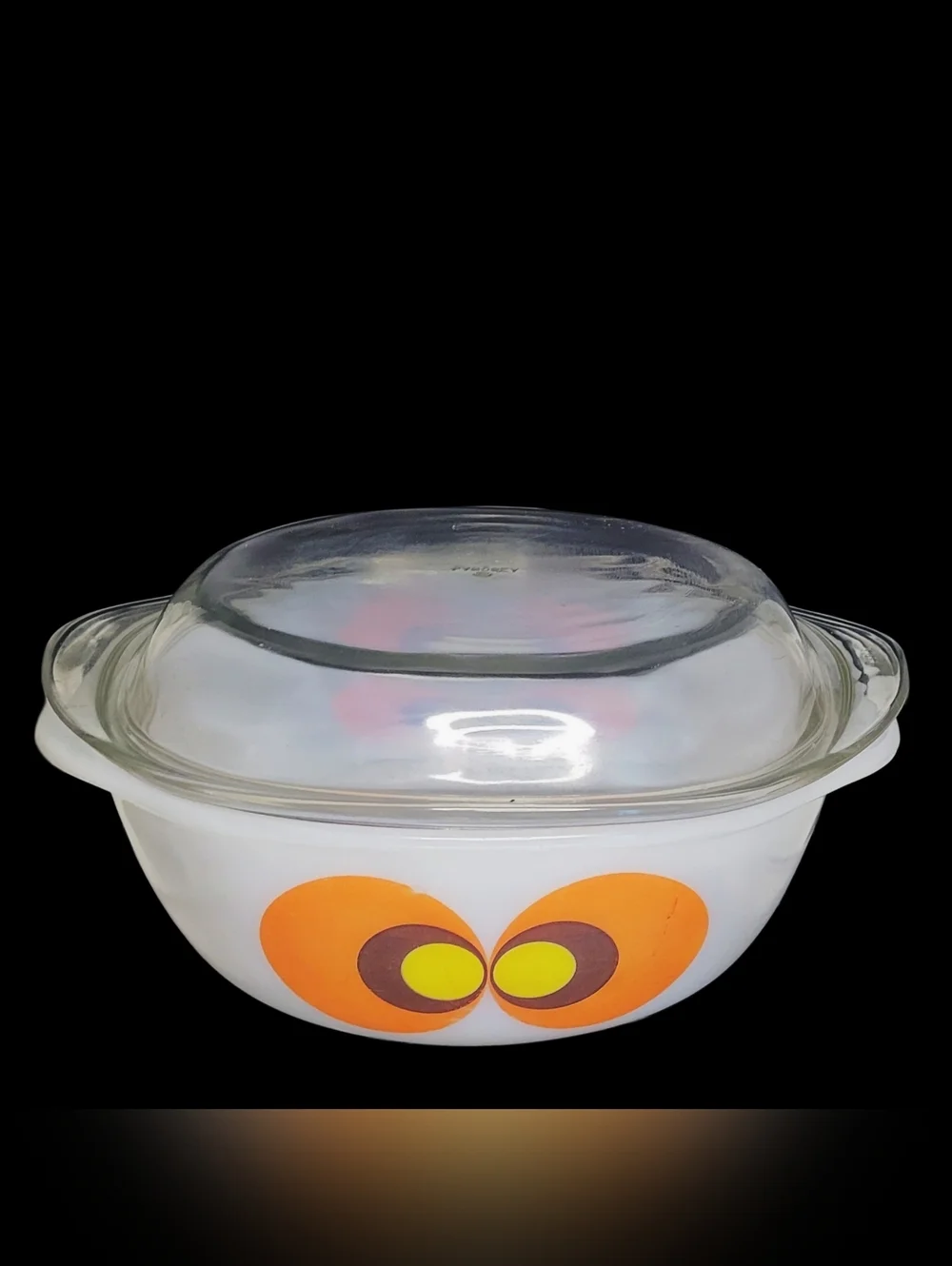 1970s Jena Glas  Peacock Eye/ Carina By Schott Mainz Casserole W/lid